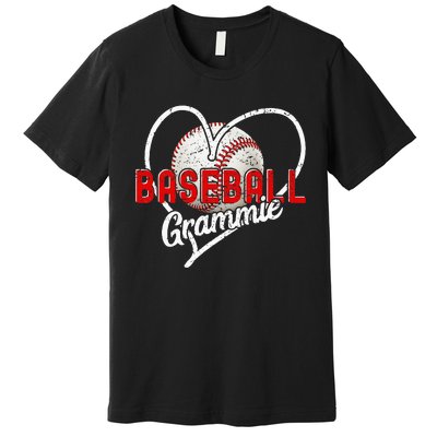 Baseball Grammie Baseball Love Baseball Player Premium T-Shirt