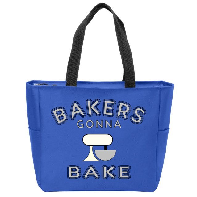 Bakers Gonna Bake Funny Funny Gift For Bakers Baking Gift Zip Tote Bag