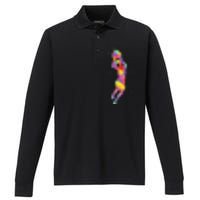 Basketball Girl Performance Long Sleeve Polo