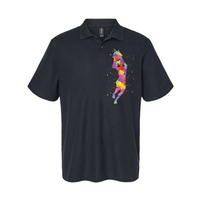 Basketball Girl Softstyle Adult Sport Polo