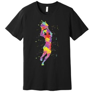 Basketball Girl Premium T-Shirt