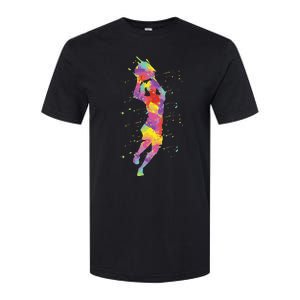 Basketball Girl Softstyle CVC T-Shirt