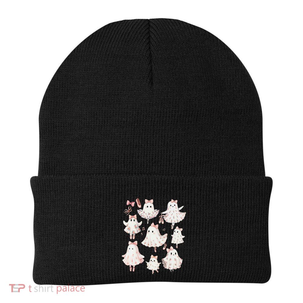 Ballet Ghost Ballet Dancer Spooky Dance Teacher Halloween Beanie
