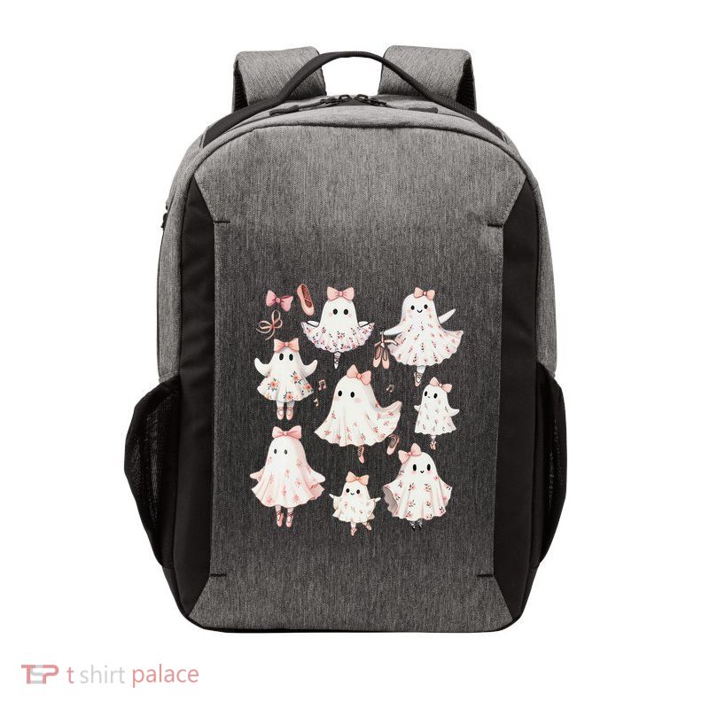 Ballet Ghost Ballet Dancer Spooky Dance Teacher Halloween Vector Backpack