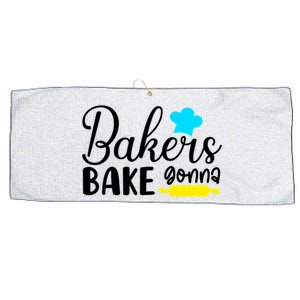 Bakers Gonna Bake Quote Gift Large Microfiber Waffle Golf Towel