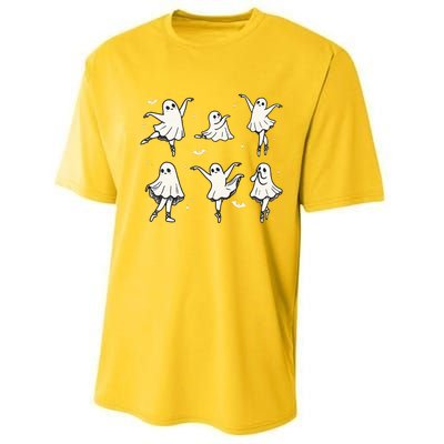 Ballet Ghost Ballet Dancer Spooky Dance Halloween Performance Sprint T-Shirt