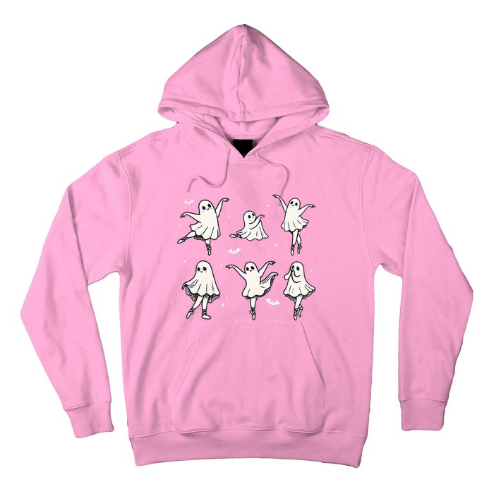 Ballet Ghost Ballet Dancer Spooky Dance Halloween Hoodie