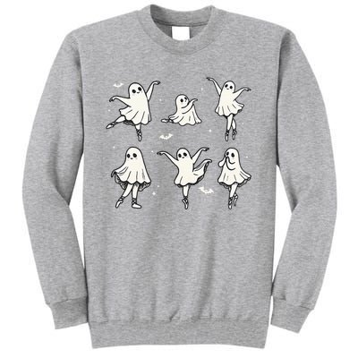 Ballet Ghost Ballet Dancer Spooky Dance Halloween Tall Sweatshirt