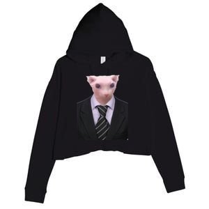 Bingus Gentleman Crop Fleece Hoodie