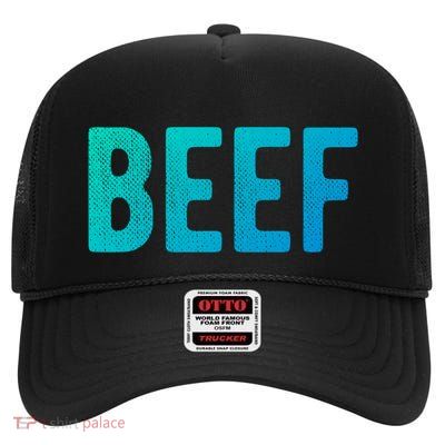 Beef Gift High Crown Mesh Back Trucker Hat