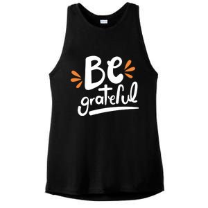 Be Grateful Ladies PosiCharge Tri-Blend Wicking Tank