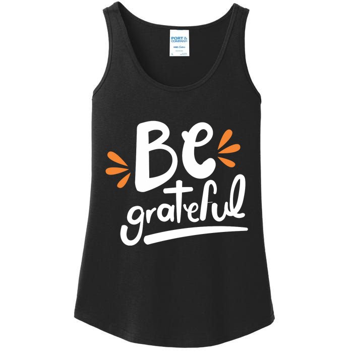 Be Grateful Ladies Essential Tank