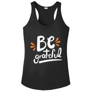 Be Grateful Ladies PosiCharge Competitor Racerback Tank