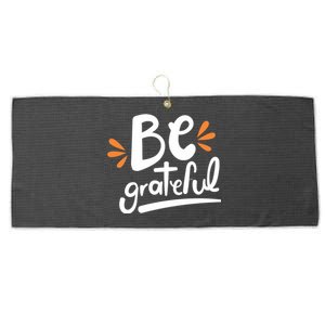 Be Grateful Large Microfiber Waffle Golf Towel