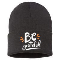 Be Grateful Sustainable Knit Beanie