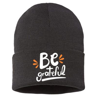 Be Grateful Sustainable Knit Beanie