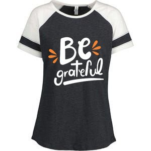 Be Grateful Enza Ladies Jersey Colorblock Tee