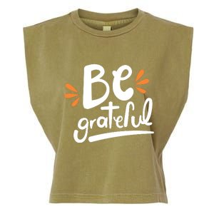 Be Grateful Garment-Dyed Women's Muscle Tee