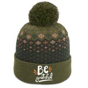 Be Grateful The Baniff Cuffed Pom Beanie