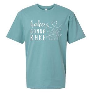 Bakers Gonna Bake Pastry Sweet Fan Chef Hobby Interest Cake Gift Sueded Cloud Jersey T-Shirt