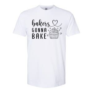 Bakers Gonna Bake Pastry Sweet Fan Chef Hobby Interest Cake Gift Softstyle CVC T-Shirt