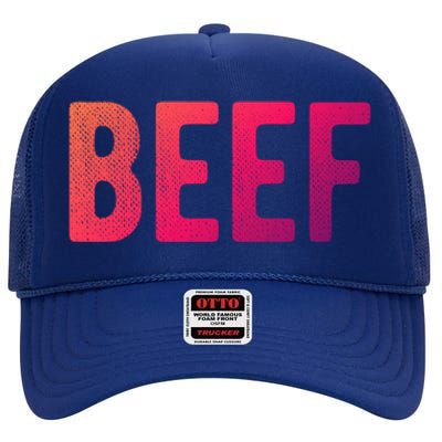 Beef Gift High Crown Mesh Back Trucker Hat