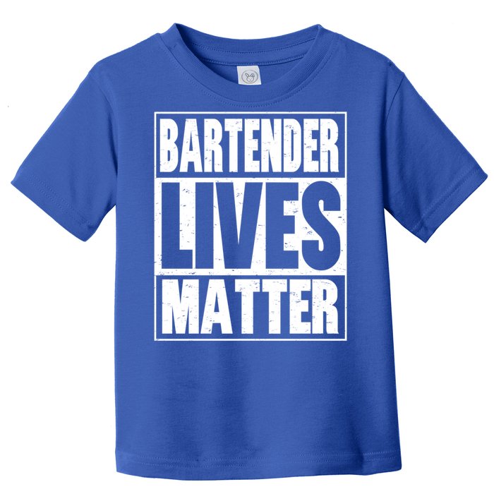 Bartender Gift Bartending Lives Matter Hooded Gift Toddler T-Shirt