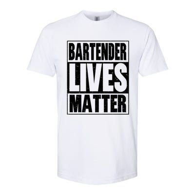 Bartender Gift Bartending Lives Matter Hooded Gift Softstyle® CVC T-Shirt