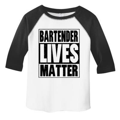 Bartender Gift Bartending Lives Matter Hooded Gift Toddler Fine Jersey T-Shirt