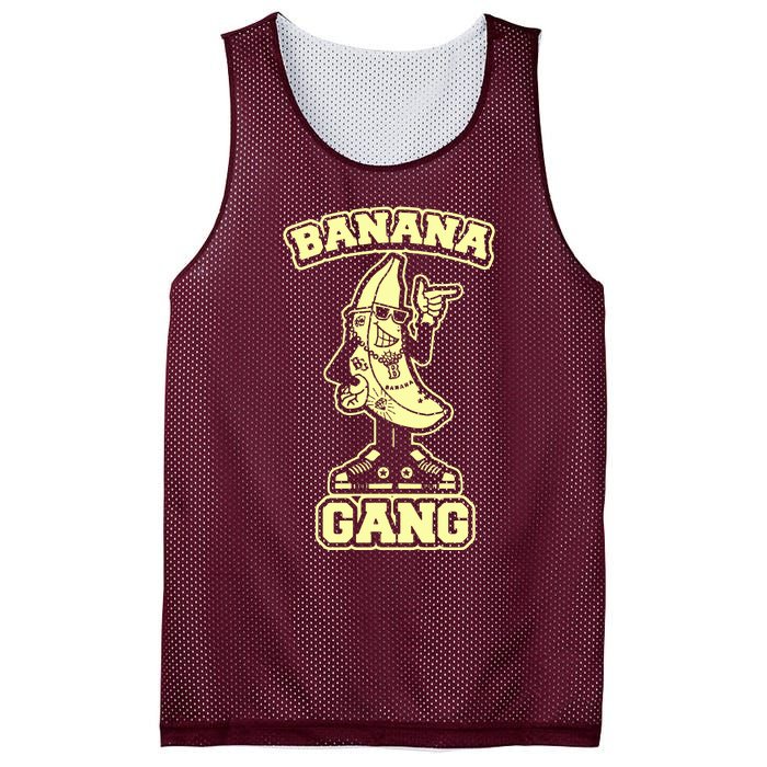 Banana Gang Mesh Reversible Basketball Jersey Tank