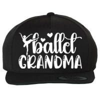 Ballet Grandma Ballerina Grandma Of A Ballet Dancer Grandma Wool Snapback Cap