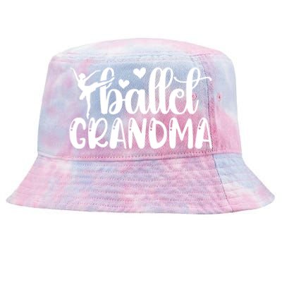 Ballet Grandma Ballerina Grandma Of A Ballet Dancer Grandma Tie-Dyed Bucket Hat