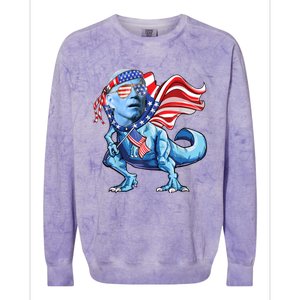 Bidensaurusrex Gift Colorblast Crewneck Sweatshirt