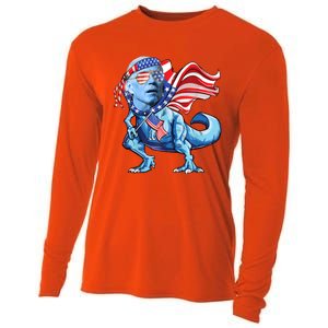 Bidensaurusrex Gift Cooling Performance Long Sleeve Crew