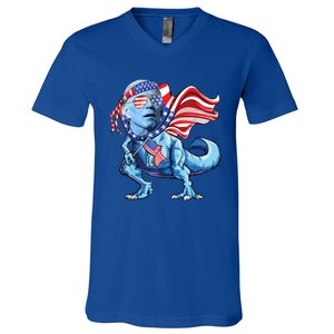 Bidensaurusrex Gift V-Neck T-Shirt