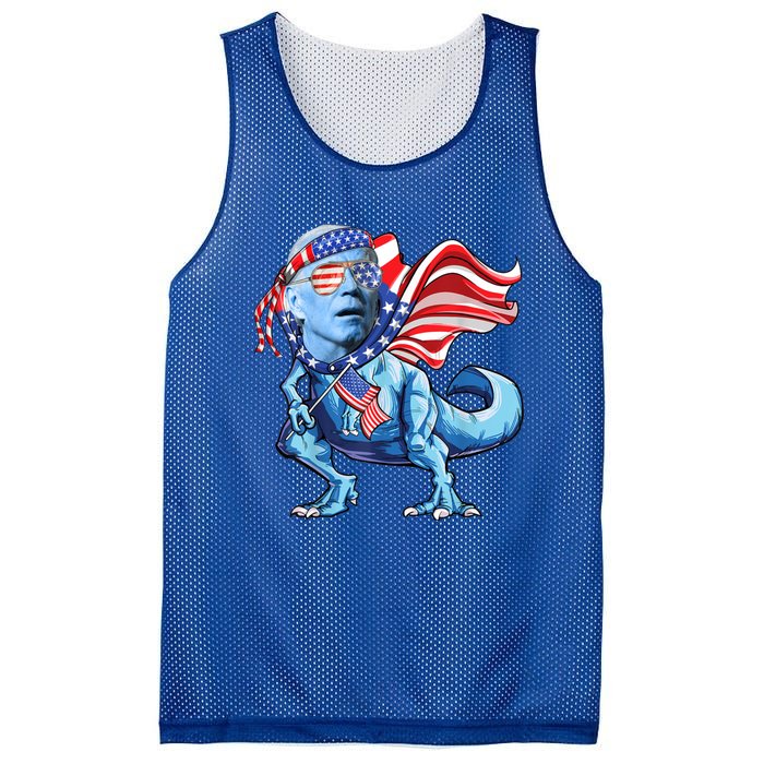 Bidensaurusrex Gift Mesh Reversible Basketball Jersey Tank