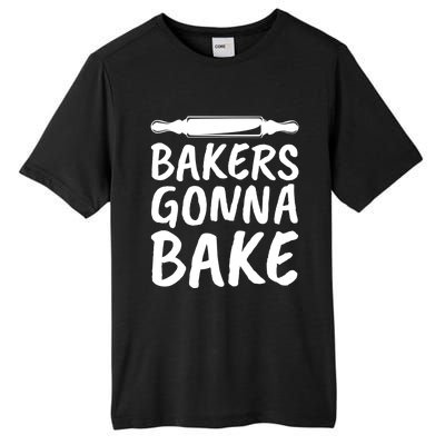 Bakers Gonna Bake Rolling Pin Baking Gift Tall Fusion ChromaSoft Performance T-Shirt