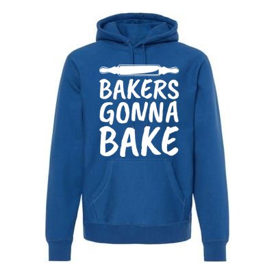 Bakers Gonna Bake Rolling Pin Baking Gift Premium Hoodie