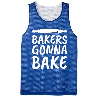 Bakers Gonna Bake Rolling Pin Baking Gift Mesh Reversible Basketball Jersey Tank