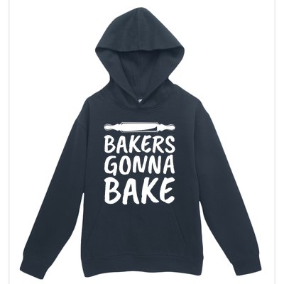 Bakers Gonna Bake Rolling Pin Baking Gift Urban Pullover Hoodie