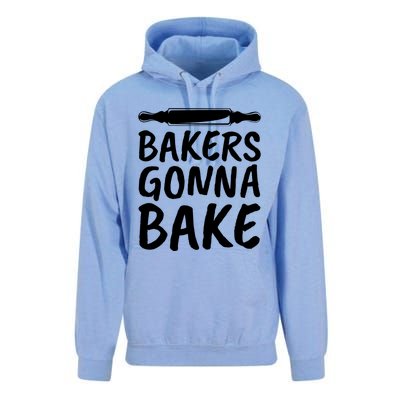 Bakers Gonna Bake Rolling Pin Baking Gift Unisex Surf Hoodie