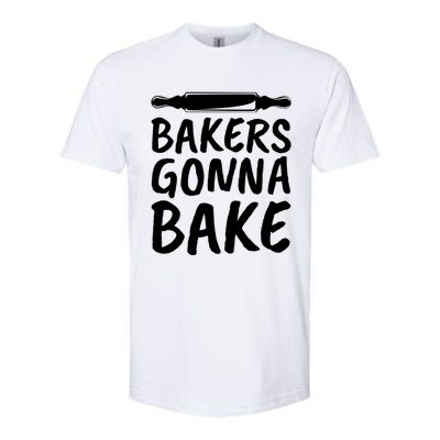 Bakers Gonna Bake Rolling Pin Baking Gift Softstyle CVC T-Shirt