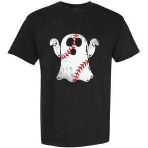 Baseball Ghost Baseball Lover Halloween Costume Garment-Dyed Heavyweight T-Shirt