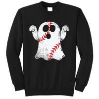 Baseball Ghost Baseball Lover Halloween Costume Sweatshirt