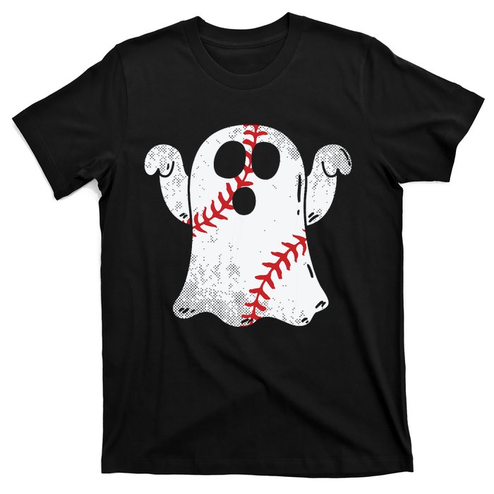 Baseball Ghost Baseball Lover Halloween Costume T-Shirt