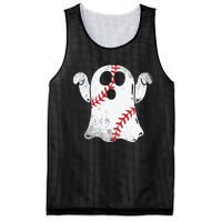 Baseball Ghost Baseball Lover Halloween Costume Mesh Reversible Basketball Jersey Tank