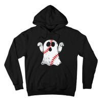 Baseball Ghost Baseball Lover Halloween Costume Tall Hoodie