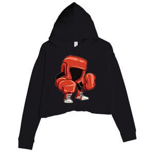 Boxing Gift Crop Fleece Hoodie