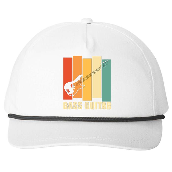 Bass Guitar Snapback Five-Panel Rope Hat