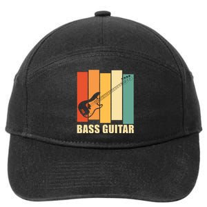 Bass Guitar 7-Panel Snapback Hat